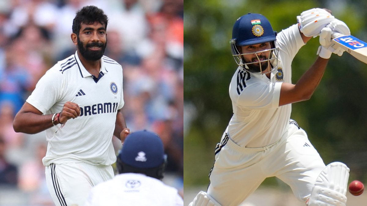 In a surprising turn, Bumrah is expected to be part of India's Test squad, while Iyer is set to miss out. Images: Reuters/PTI In a surprising turn, Bumrah is expected to be part of India's Test squad, while Iyer is set to miss out. Images: Reuters/PTI