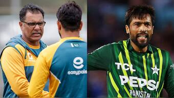 Waqar Younis and Mohammad Amir share tips for Pakistan bowlers to remove Abhishek Sharma early in Asia Cup 2025 final. Images: AFP/Reuters