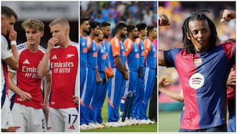 The Indian cricket team might have the most expensive jersey deal in cricket, but is nowhere close teams in other sports such as leading football clubs Arsenal and Barcelona. AP