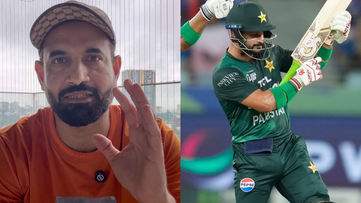 Irfan Pathan criticised Sahibzada Farhan and Haris Rauf for their antics in the Asia Cup match against India. Images: Irfan Pathan/X/AP
Irfan Pathan criticised Sahibzada Farhan and Haris Rauf for their antics in the Asia Cup match against India. Images: Irfan Pathan/X/AP