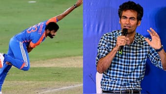 Jasprit Bumrah criticised Mohammad Kaif over the workload management analysis. Images: Reuters/PTI
