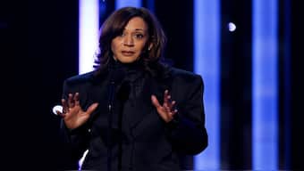 Kamala Harris encouraged Democrats to resist Republican policies amid the government shutdown while campaigning for her book.