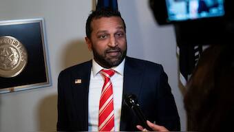 Kash Patel, US President-elect Donald Trump’s nominee for director of the FBI, speaks to reporters on Capitol Hill in Washington, US, December 12, 2024. File Image/Reuters