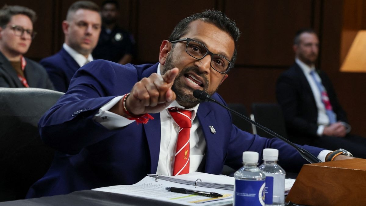 What was Kash Patel trying to say with Liverpool FC tie at Senate hearing?