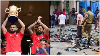 Virat Kohli and Krunal Pandya are among the members of the Royal Challengers Bengaluru franchise who have opened up on the tragic stampede that had broken out at the M Chinnaswamy Stadium on 4 June, a day after their thrilling victory over Punjab Kings in the final of the 2025 Indian Premier League. Image: AP/PTI