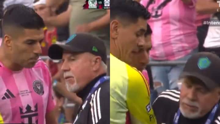 From bites to spits: Suarez sparks controversy by spitting on coaching staff in heated Leagues Cup final