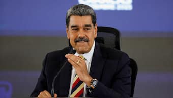 Venezuela's President Nicolas Maduro gestures as he holds a press conference, amid rising tensions with the United States over the deployment of US warships in the Southern Caribbean and nearby waters, in Caracas, Venezuela, September 1, 2025. File Image/Reuters