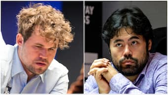 Magnus Carlsen described Hikaru Nakamura's strategy of competing in lower-ranked tournaments to qualify for next year's Candidates as 'shameless'. Image: Freestyle Chess/Reuters