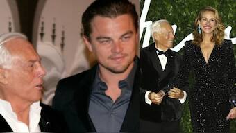 Julia Roberts, Leonardo DiCaprio, Russell Crowe and more pay tribute to Giorgio Armani