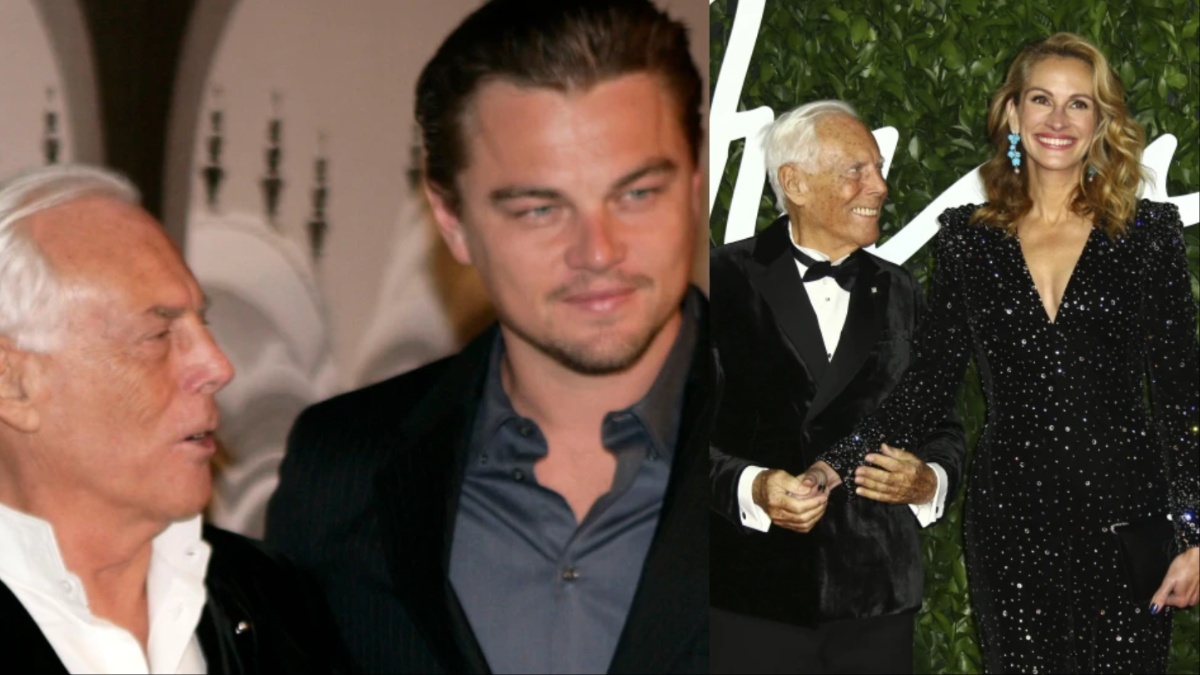 Julia Roberts, Leonardo DiCaprio, Russell Crowe and more pay tribute to Giorgio Armani Julia Roberts, Leonardo DiCaprio, Russell Crowe and more pay tribute to Giorgio Armani
