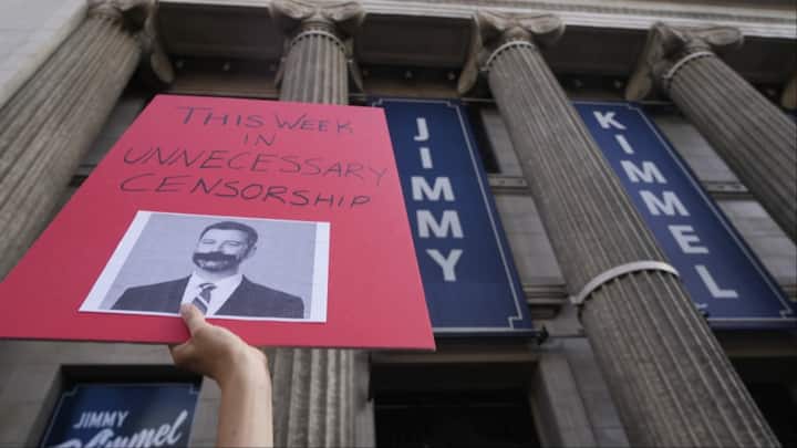 Late-night shows address Jimmy Kimmel suspension with humor and solidarity Late-night shows address Jimmy Kimmel suspension with humor and solidarity