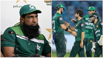 Pakistani batting great Mohammad Yousuf as well as the Salman Agha-led Men in Green have been in the headlines mainly for the wrong reasons amid the Asia Cup handshake row. Image: AFP/AP