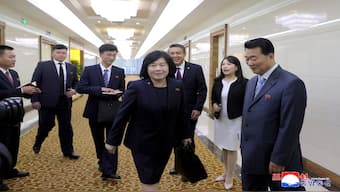 North Korea's Foreign Minister Choe Son Hui departs for China from Pyongyang, North Korea, in this picture released on September 28, 2025 by North Korea's official Korean Central News Agency. KCNA via Reuters