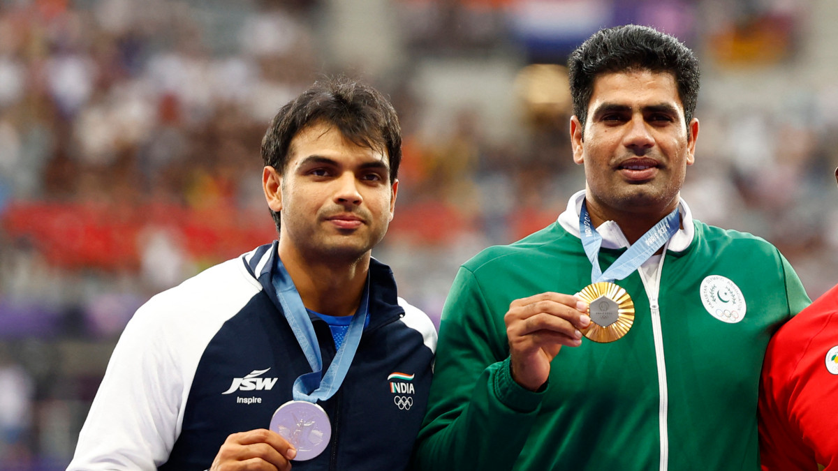 India's Neeraj Chopra and Pakistan's Arshad Nadeem had last faced each other in the Paris Olympics last year, where they had won silver and gold respectively. Reuters India's Neeraj Chopra and Pakistan's Arshad Nadeem had last faced each other in the Paris Olympics last year, where they had won silver and gold respectively. Reuters