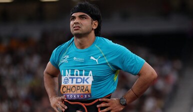 Neeraj Chopra has ended his decade-long partnership with JSW Sports. Image: Reuters