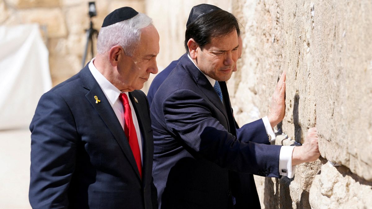 US Secretary of State Marco Rubio and Israeli Prime Minister Benjamin Netanyahu visit the Western Wall, Judaism's holiest prayer site, in Jerusalem's Old City, September 14, 2025. File Image/Pool via Reuters US Secretary of State Marco Rubio and Israeli Prime Minister Benjamin Netanyahu visit the Western Wall, Judaism's holiest prayer site, in Jerusalem's Old City, September 14, 2025. File Image/Pool via Reuters