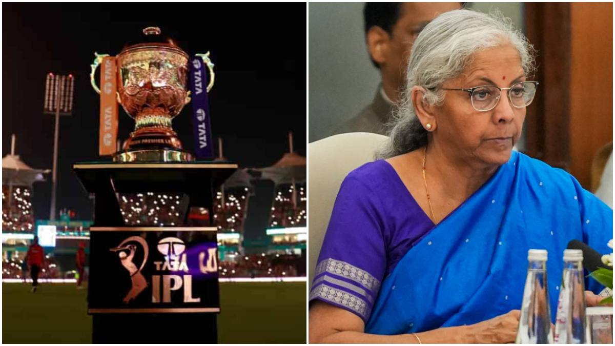 Finance Minister Nirmala Sitharaman announced the new GST rates on Wednesday, 3 September, in which tickets for the Indian Premier League were among the goods that became more expensive. Image credit: BCCI/PTI Finance Minister Nirmala Sitharaman announced the new GST rates on Wednesday, 3 September, in which tickets for the Indian Premier League were among the goods that became more expensive. Image credit: BCCI/PTI