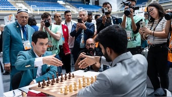 Nodirbek Abdusattorov questions D Gukesh's world title in FIDE video. Image: FIDE
