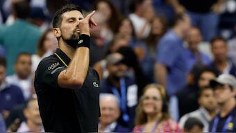 Novak Djokovic has never lost in a US Open quarter-final. Image: Reuters  