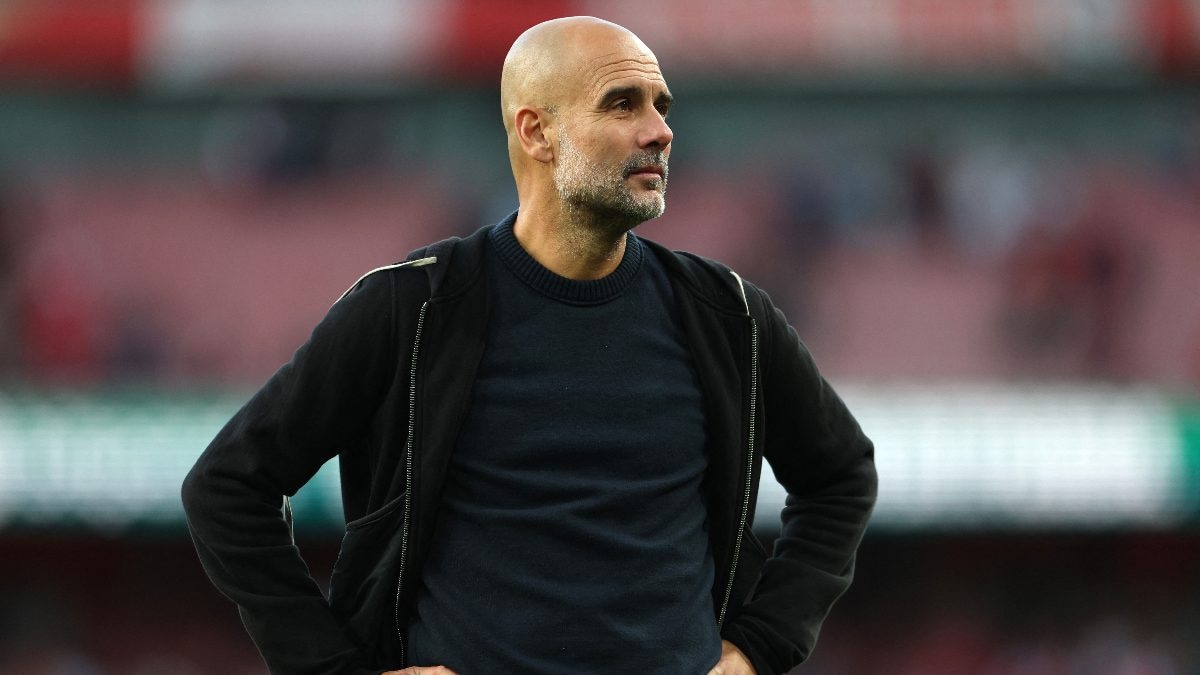 <div>Pep Guardiola goes on X-rated rant as he explains Man City sacrificing their identity vs Arsenal: 'I don’t give a f*** about the results'</div>