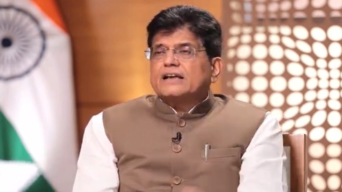 Union Commerce and Industry Minister Piyush Goyal during an interview with CNN-News18. Image Courtesy: News 18 Union Commerce and Industry Minister Piyush Goyal during an interview with CNN-News18. Image Courtesy: News 18