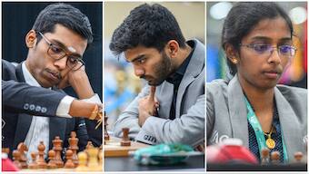 R Praggnanandhaa, D Gukesh and R Vaishali were among the players emerging triumphant in Round 3 of the FIDE Grand Swiss tournament in Samarkand, Uzbekistan. Image credit: FIDE