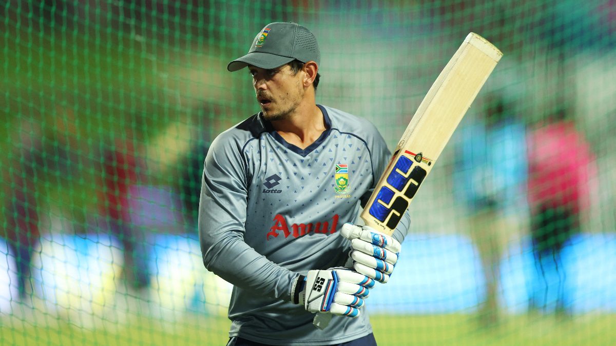 Quinton de Kock features in South Africa's ODI and T20I squads for Pakistan tour. Image: Reuters
Quinton de Kock features in South Africa's ODI and T20I squads for Pakistan tour. Image: Reuters