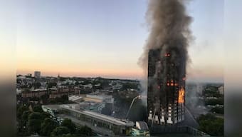The Grenfell tower fire started in the early hours of June 14, 2017. Image courtesy: X.com/https://x.com/Vampicca
