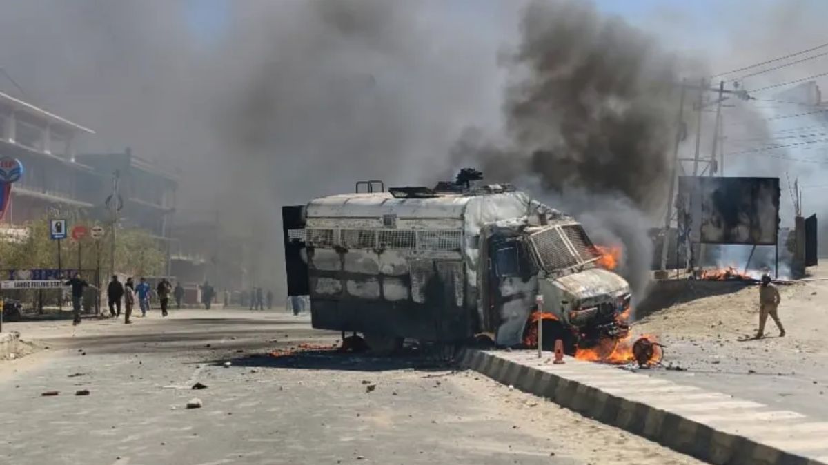 Curfew imposed in Leh after statehood protests turn violent; LG cites conspiracy, vows strict action Curfew imposed in Leh after statehood protests turn violent; LG cites conspiracy, vows strict action