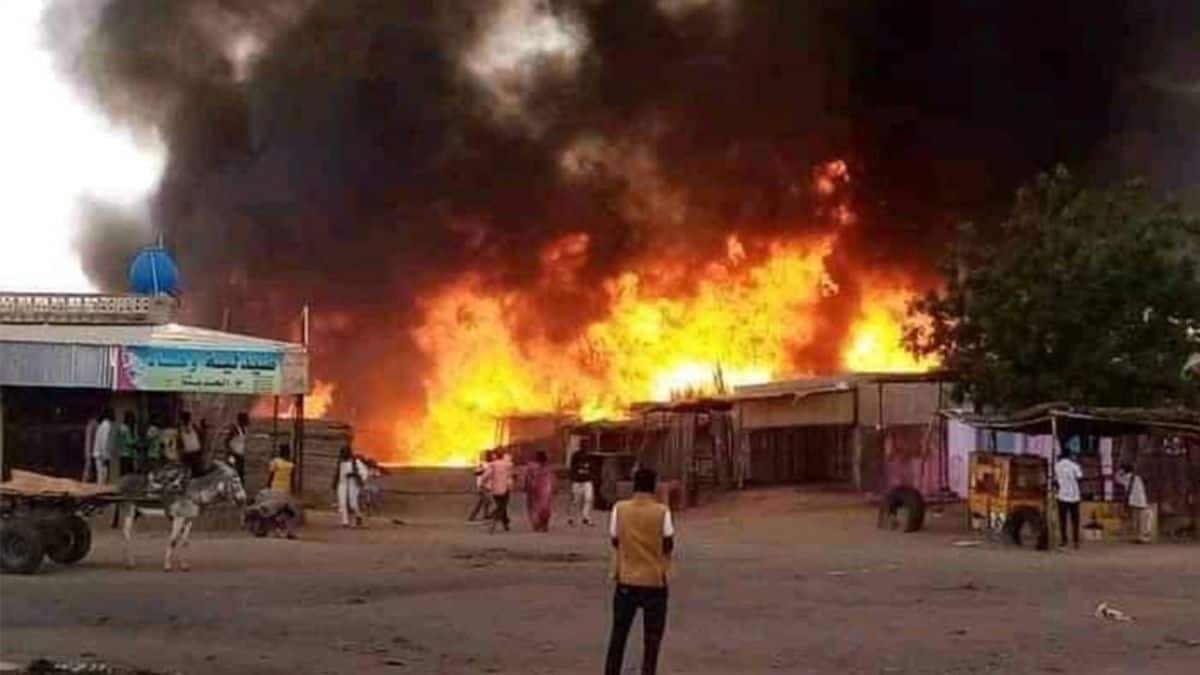 Drone strike kills at least 15 at El-Fasher market as Sudan’s Darfur conflict intensifies