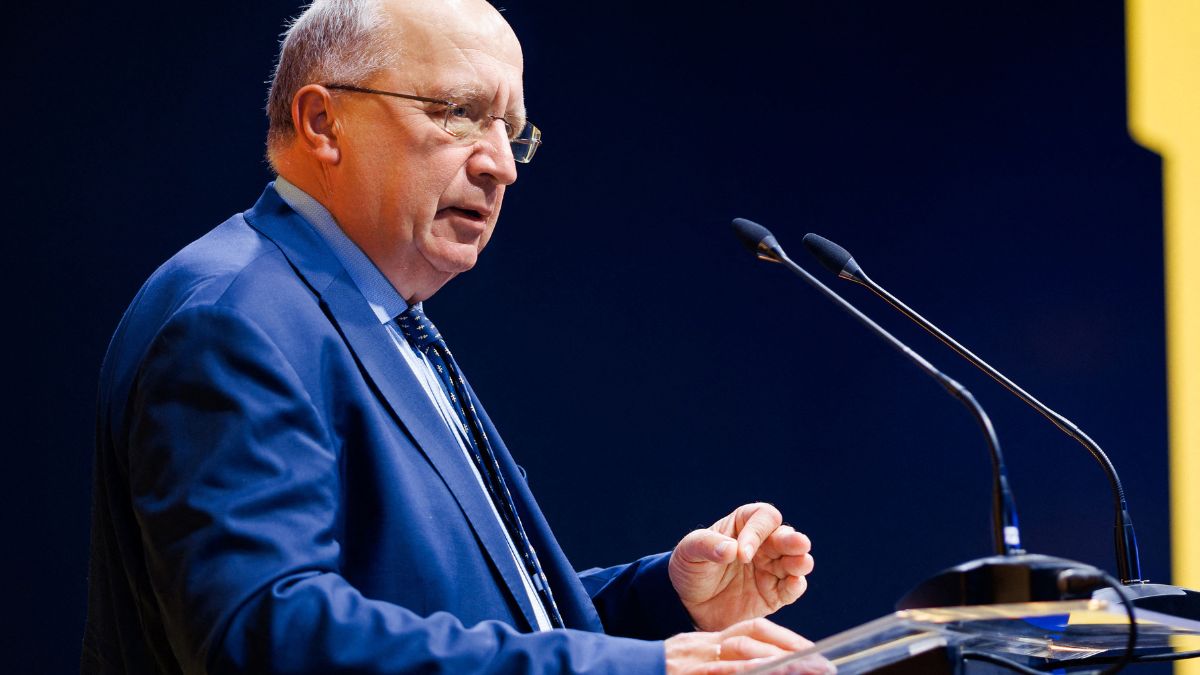 This handout photograph taken on September 16, 2025 and released on September 19, 2025 by Brave1 shows European Commissioner for Defence and Space Andrius Kubilius addressing the audience during the Defence Tech Valley 2025 dual-use tech investment summit in Lviv, amid the Russian invasion of Ukraine.- AFP This handout photograph taken on September 16, 2025 and released on September 19, 2025 by Brave1 shows European Commissioner for Defence and Space Andrius Kubilius addressing the audience during the Defence Tech Valley 2025 dual-use tech investment summit in Lviv, amid the Russian invasion of Ukraine.- AFP