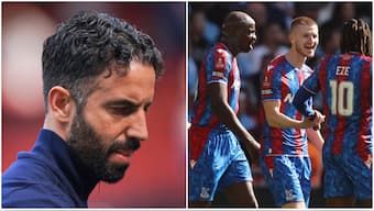 Ruben Amorim's Manchester United will have their sights set on a Crystal Palace star for the next transfer window. Image: AP/Reuters