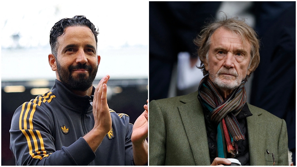 <div>Under-fire United boss Amorim gives cheeky reply when asked on conversation with Ratcliffe: 'He was offering me...'</div>
