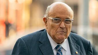 Former New York City Mayor and former lawyer for US President-elect Donald Trump, Rudy Giuliani walks outside United States District Court in Manhattan, where a judge will consider a request by two Georgia election workers to whom he owes $148 million for defamation to hold him in civil contempt for failing to turn over his assets, in New York City, US, January 3, 2025. File Image/Reuters