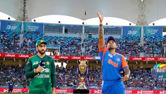 Pakistan captain Salman Ali Agha criticises Suryakumar Yadav and Team India after latest Asia Cup 2025 controversy. Image: Reuters
