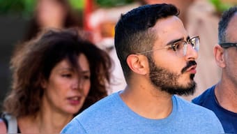 Shimon Hayut is seen here in Greece in July 2019, from where he was extradited to Israel. File Image/AFP