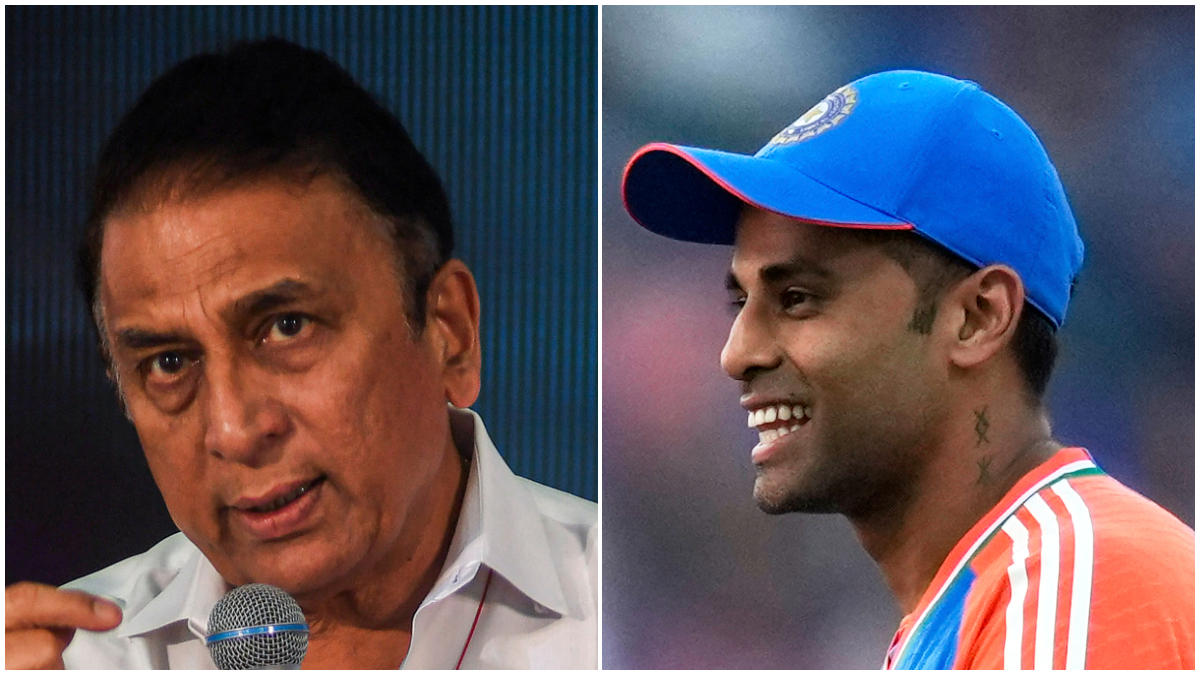 Sunil Gavaskar praised India captain Suryakumar Yadav for his decision to remain confined to the dugout and allow other batters to bat ahead of him. Image: PTI/AP Sunil Gavaskar praised India captain Suryakumar Yadav for his decision to remain confined to the dugout and allow other batters to bat ahead of him. Image: PTI/AP