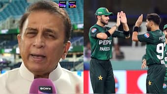 Sunil Gavaskar did not hold back as he criticised the Pakistan team for its antics in Asia Cup 2025. Images: SonyLIV/Reuters