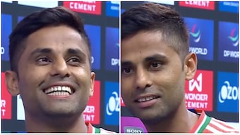 Suryakumar Yadav dedicated India's clinical victory over Pakistan to victims of the Pahalgam terror attack as well as the Indian armed forces during the post-match presentation ceremony. Image credit: Screengrab of video posted by SonyLIV
