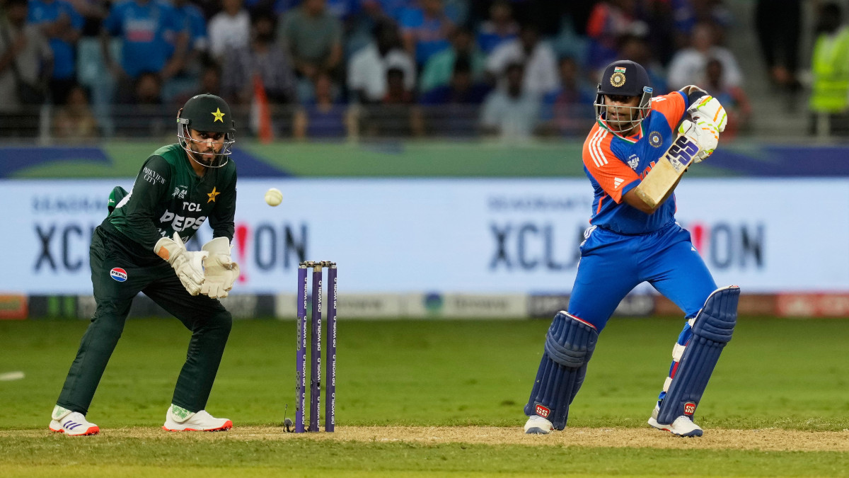 Suryakumar Yadav had starred in India's thumping victory over Pakistan in their Asia Cup Group A clash in Dubai on Sunday, 14 September. AP Suryakumar Yadav had starred in India's thumping victory over Pakistan in their Asia Cup Group A clash in Dubai on Sunday, 14 September. AP