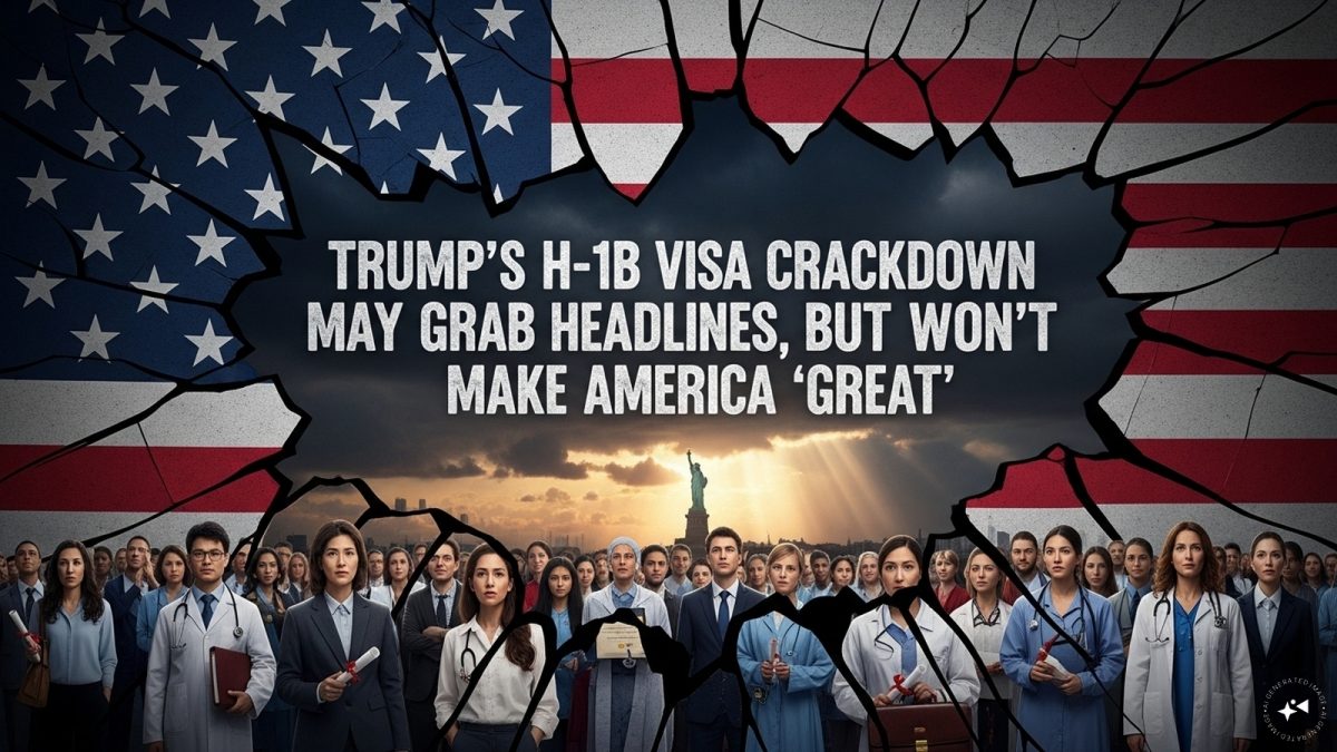 Trump’s H-1B visa crackdown may grab headlines, but won’t make America ‘great’ Trump’s H-1B visa crackdown may grab headlines, but won’t make America ‘great’
