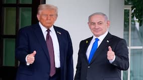 Trump ‘very confident’ Gaza ceasefire deal can be reached as he meets Netanyahu