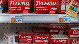 Tylenol is displayed for sale at a pharmacy in New York City, New York, US, September 5, 2025. File Image/Reuters