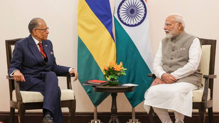 PM Modi holds bilateral meet with Mauritius PM Ramgoolam on sidelines of AI summit