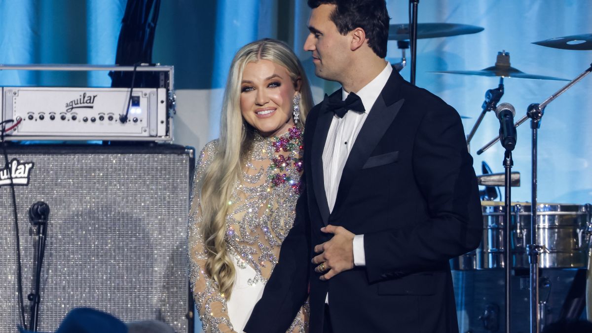Charlie Kirk (R) and and his wife Erika Lane Frantzve (L) on stage during the Turning Point USA Inaugural-Eve Ball at the Salamander Hotel on January 19, 2025 in Washington, DC. File Photo/AFP Charlie Kirk (R) and and his wife Erika Lane Frantzve (L) on stage during the Turning Point USA Inaugural-Eve Ball at the Salamander Hotel on January 19, 2025 in Washington, DC. File Photo/AFP