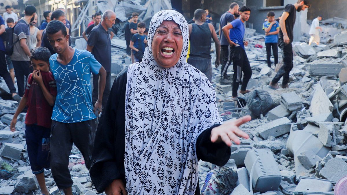 A woman reacts as palestinians inspect the site of an overnight Israeli strike on a house in Gaza City, September 16, 2025. Reuters A woman reacts as palestinians inspect the site of an overnight Israeli strike on a house in Gaza City, September 16, 2025. Reuters