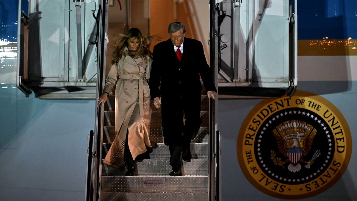 <div>Trump arrives in UK for historic second state visit, hails 'very good' relationship</div>