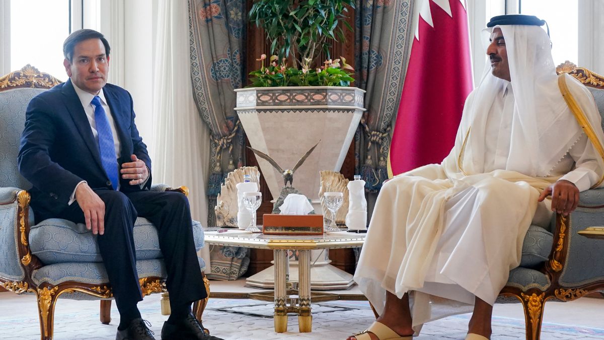 US Secretary of State Marco Rubio meets with Qatar's Emir Sheikh Tamim bin Hamad al-Thani at the Amiri Diwan in Doha on September 16, 2025. AFP  US Secretary of State Marco Rubio meets with Qatar's Emir Sheikh Tamim bin Hamad al-Thani at the Amiri Diwan in Doha on September 16, 2025. AFP