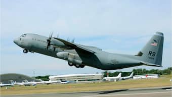 A C-130J Super Hercules of the US Air Force. File Photo/Reuters