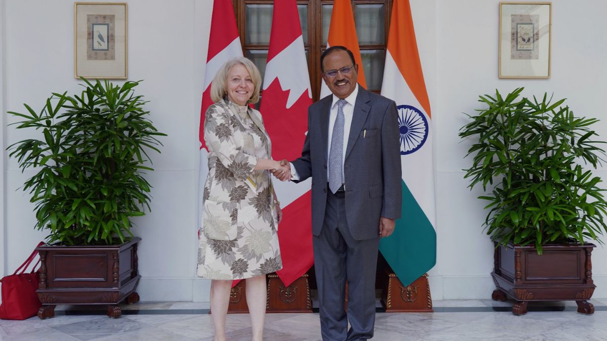 NSA Doval met Canadian NSA Nathalie Drouin in New Delhi NSA Doval met Canadian NSA Nathalie Drouin in New Delhi